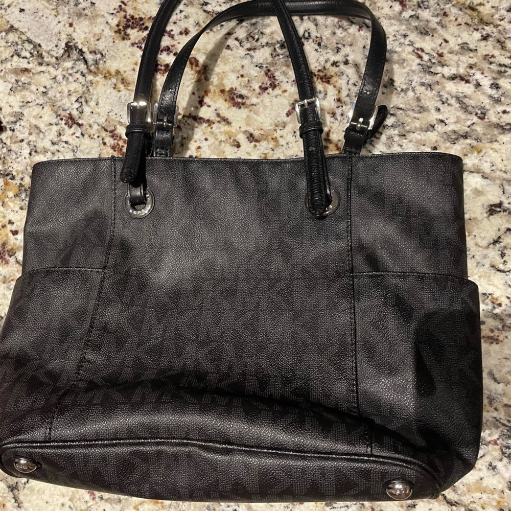 MK Black Tote Bag + Wallet